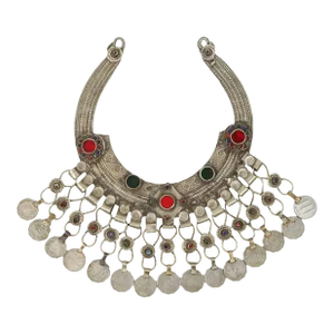 Moroccan Ethnic Silver Jewelry Choker