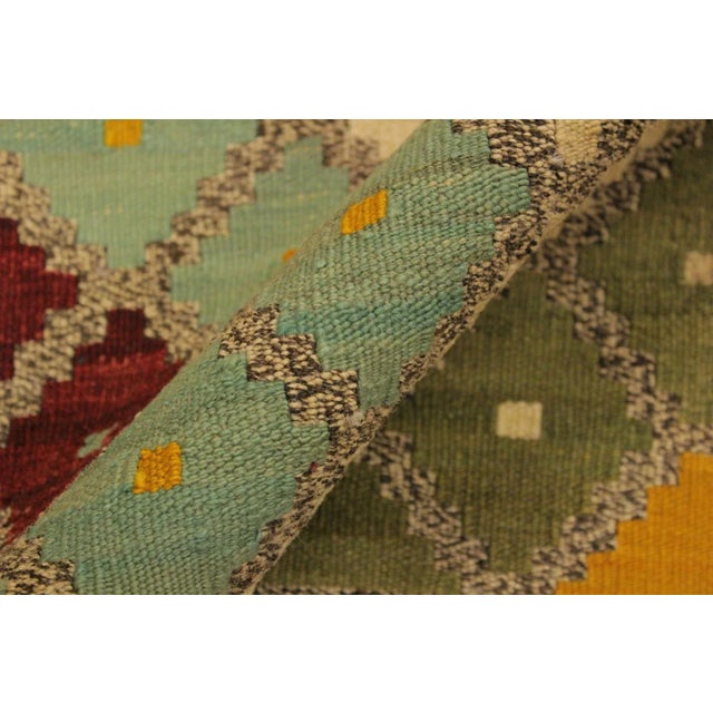 Textile 1990s 1990s Kilim Gray Beige Wool Rug - 5'2" X 6'8" For Sale - Image 7 of 7