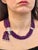 Gemstone 700 Ct Natural Amethyst Multi Layer Bead Necklace in Platinum with 9 Ct Diamonds For Sale - Image 7 of 18