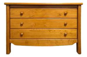 Elm Chest of Drawers, 1980s