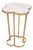 Regina Andrew Clover Table in Natural Brass For Sale