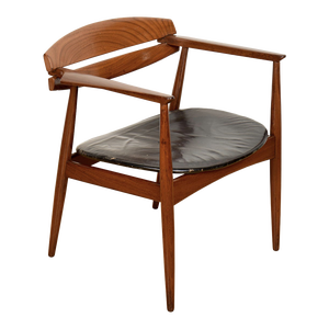 Bramin Danish Rosewood + Leather Armchair by Jérgen Matz & John Sylvester