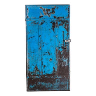 English Industrial Strong Locker, 1920s For Sale