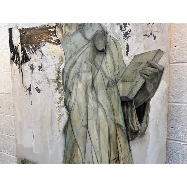 Sculpture Materials Mid 20th Century Unique Statue of Liberty Mixed-Media Contemporary Artwork For Sale - Image 7 of 11
