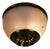 LSP3 Flush Mount in Brass and Glass by Luigi Caccia Dominioni for Azucena, 1960s For Sale