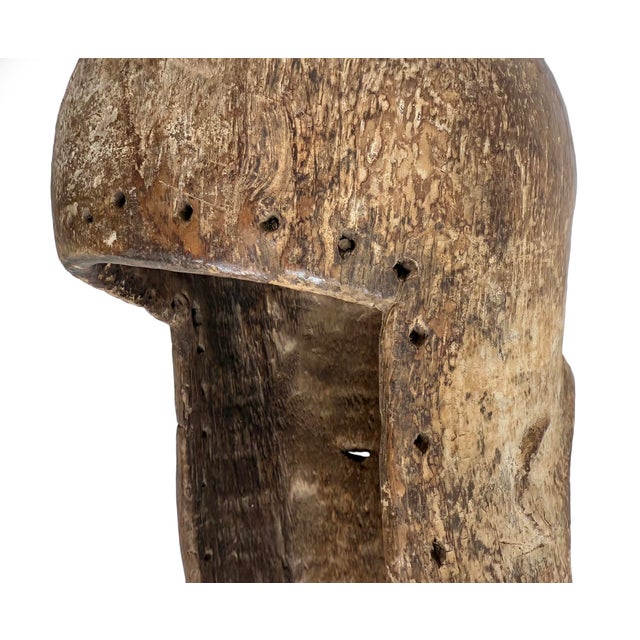 Antique Ngil Fang Tribal Gabon Mask on Stand For Sale - Image 15 of 17