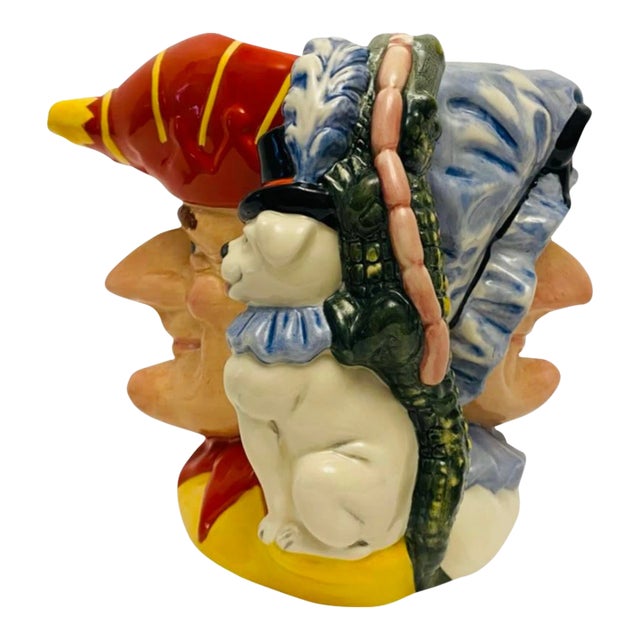 Vintage Royal Doulton Punch & Judy Double Sided Character Jug, 1993 For Sale