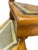 Vintage English Wood Library Spiral Step Ladder With Green Tooled Leather Tread Insets For Sale - Image 9 of 18