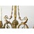 Mid 19th Century French 19th Century Gilt Bronze Chandelier For Sale - Image 5 of 16