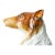 Vintage Lassie Hollywood's Dog Actor/ Figurine Wall Mount For Sale