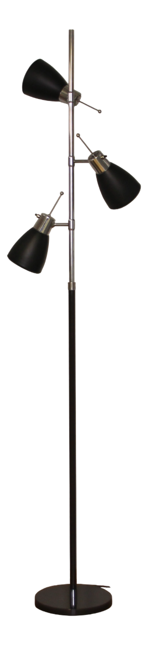 French 3-Light Floor Lamp by Étienne Fermigier for Monix, 1970s