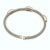 Vintage Italian Diamond 14k White Gold Bangle For Sale In Los Angeles - Image 6 of 6