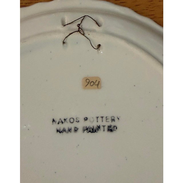 Vintage Mediterranean Hand Painted Ceramic Fish Shaped Platters - A Pair For Sale - Image 11 of 11