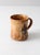 Vintage Organic Modern Studio Pottery Mug With Fleur-Di-Lis For Sale - Image 9 of 11