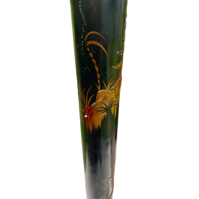 Antique Chinese Export Chinoiserie Floor Lamp for the English Market For Sale - Image 15 of 18