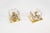 Vintage Glass and Brass Wall Lamps from Glashütte Limburg, 1970s, Set of 2 For Sale - Image 4 of 9