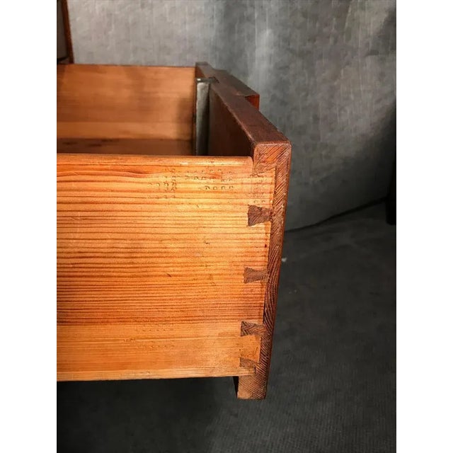 Brown Gustavian Chest of Drawers, Sweden, 1780s For Sale - Image 8 of 10