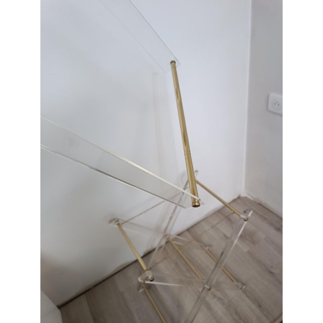 1970s Vintage Folding Side Table, Italy, 1970s For Sale - Image 5 of 8