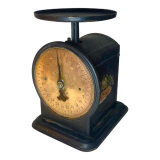 19th Century John Chatillon & Sons Brass Faced 24lb Scale For Sale