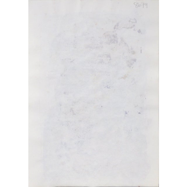 Red Red, White, and Purple - Abstract Figurative Composition in Acrylic on Paper by Ricardo De Silva For Sale - Image 8 of 8