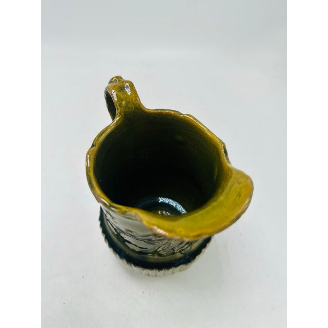 Victorian Antique Ceramic Pitcher For Sale - Image 3 of 7