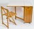 Brown 1970s Mid-Century Modern Compact Drop-Leaf Dining Table With 4 Chairs - Set of 5 For Sale - Image 8 of 16