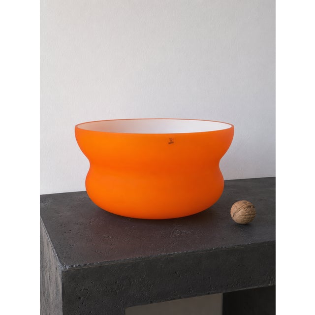 Postmodern Murano Glass Centerpiece Bowl by Vetreria LAG for RIGLASS Consortium, 1980s For Sale - Image 3 of 8