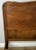 Gold Vintage French Louis XVI Oak Double Bed Frame with Carved Headboard For Sale - Image 8 of 11