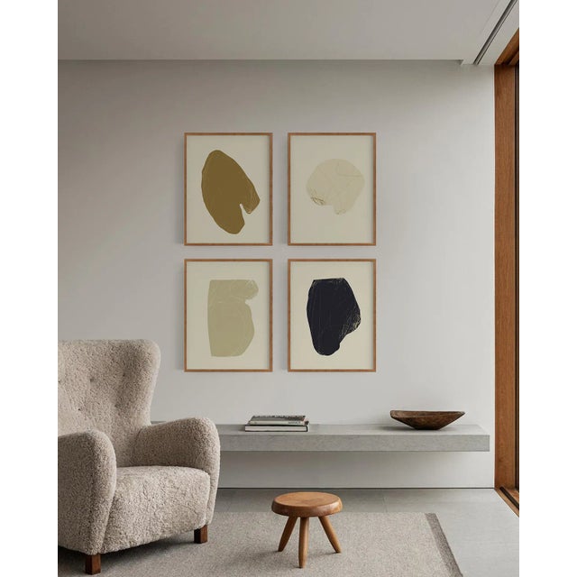 Contemporary Abstract Figure Giclee Prints, Set of 4 For Sale - Image 3 of 3