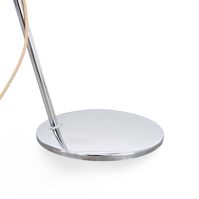 Mid-Century Space Age Orange Floor Arc Lamp, 1970s For Sale - Image 9 of 12