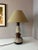 White and Brown Ceramic Table Lamp from Hustadt Leuchten For Sale - Image 4 of 11