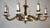 Antique Brass Chandelier from Kaiser-Leuchten, 1920s, in Very Good conditions. Designed 1920 to 1949 This piece has an...