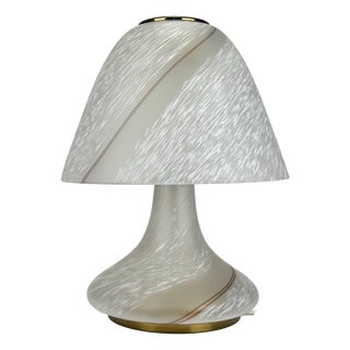 Large Vetri Murano Mushroom Table Lamp, 1980s For Sale