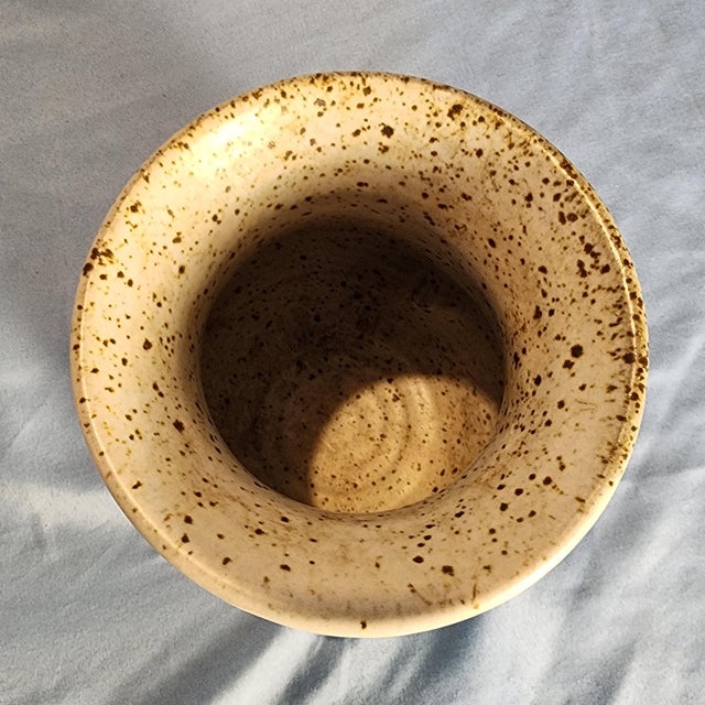 Late 20th Century Late 20th Century Gray & Brown Earthtone Handmade Signed Pottery For Sale - Image 5 of 9