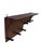 Art Deco Amsterdamse School Wall Coat Rack in Oak and Padouk, 1920s For Sale - Image 4 of 14
