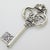 Vintage Italian Handmade Silver Key Figurine, Tuscany, Italy, 1980s For Sale - Image 6 of 13