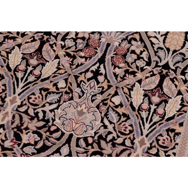 Boho Chic Pak-Persian Black/Red Wool Rug - 9'3'' X 12'4'' For Sale - Image 4 of 9