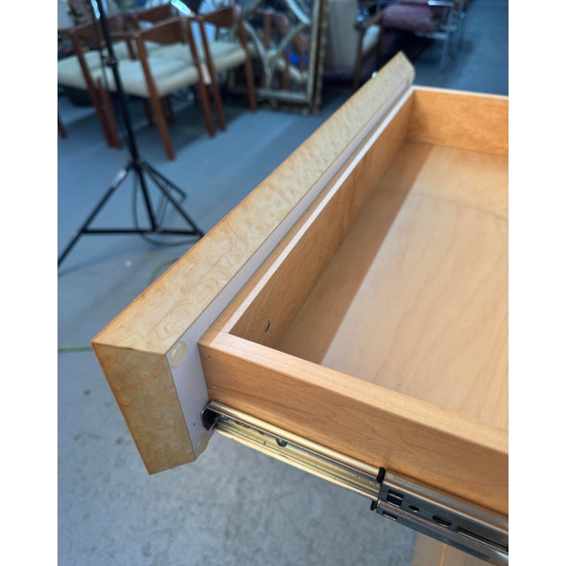 Mid 20th Century Modern Birdseye Maple Twelve-Drawer Dresser For Sale - Image 14 of 18