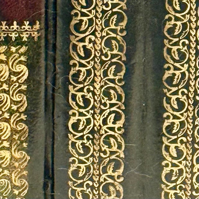 Maitland - Smith Vintage Theodore Alexander Style Trompe L’oeil Wood Book Spine Library Facade For Sale - Image 4 of 12