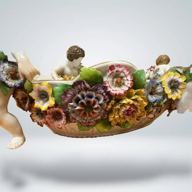 Antique Schierholz Plaue Centerpiece Bowl, German (1907-1927) For Sale - Image 9 of 11