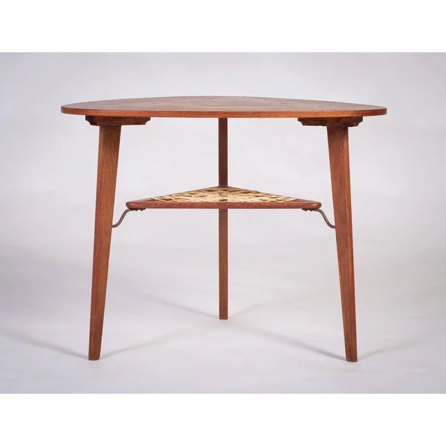 Mid-Century Modern Teak Coffee Table by Holger Georg Jensen for Haslev Møbelsnedkeri, Denmark, 1960s For Sale - Image 3 of 11