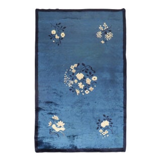 Antique Chinese Peking Rug - 4'5" x 7'8" For Sale