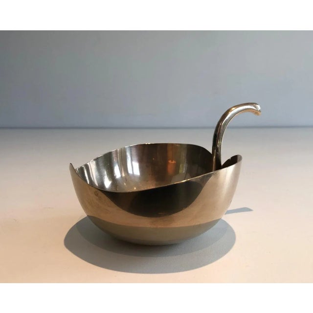 Circa 1970 French Brass Leaf Vide-Poche For Sale - Image 6 of 13