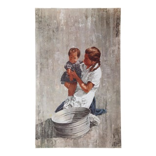 Vic Herman, Mother and Child, Lithograph For Sale