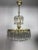 Brass and Crystal Chandelier Crown with 3 Lights, 1970s For Sale - Image 12 of 12