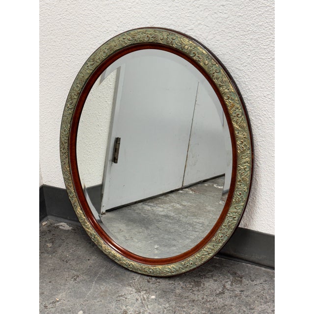 Design Plus Gallery presents an Oval Wall Mirror from The Uttermost Company. This oval mirror has a beveled glass surface...