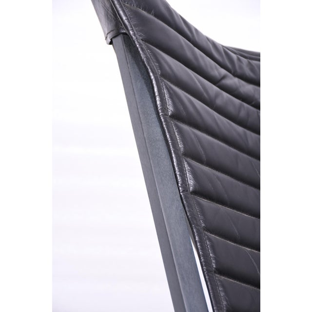 Kenneth Ludwig Chicago Leather Sling Chair For Sale - Image 4 of 9