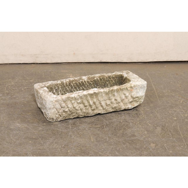 Antique Spanish Stone Basin or Planter For Sale - Image 10 of 10