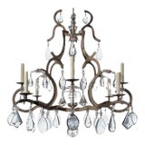 Dennis and Leen Chateau French Crystal Chandelier For Sale