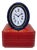 Swiss Alarm Clock in Pendulette Lapis Lazuli by Cartier, 1980s For Sale